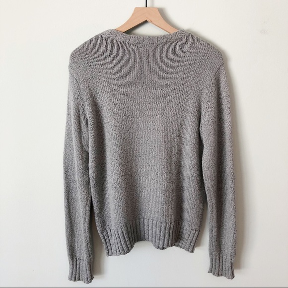 BDG | Gray Crew Neck Knit Soft & Cozy Sweater M - Picture 5 of 8